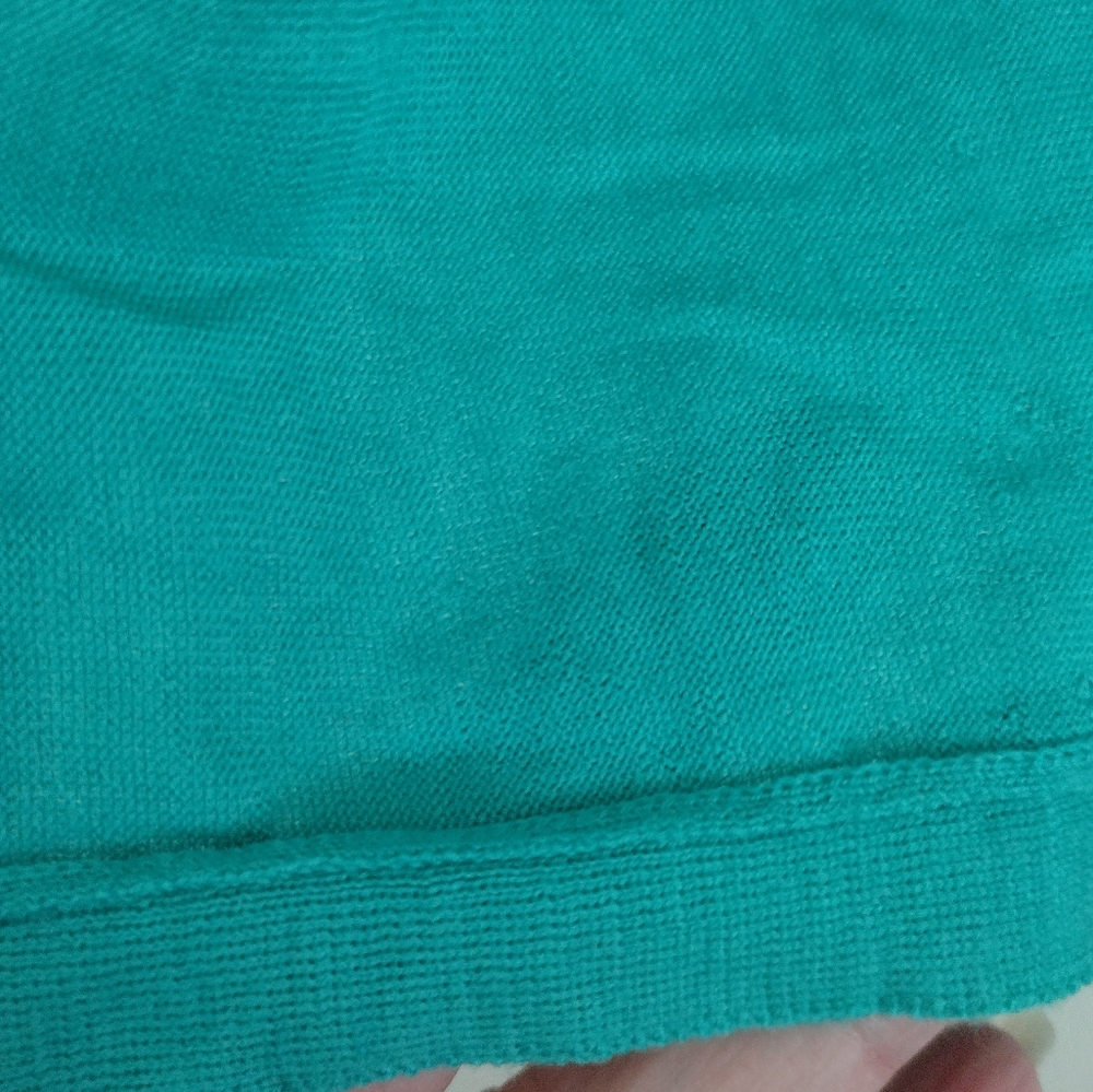 Cos blue green lightweight wool crew neck sweater size large - Picture 9 of 10